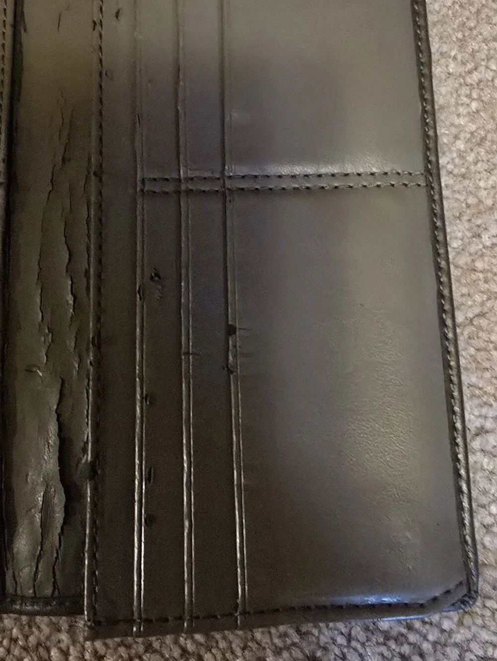 Coach Grey Signature Canvas Buckle Clutch Wallet